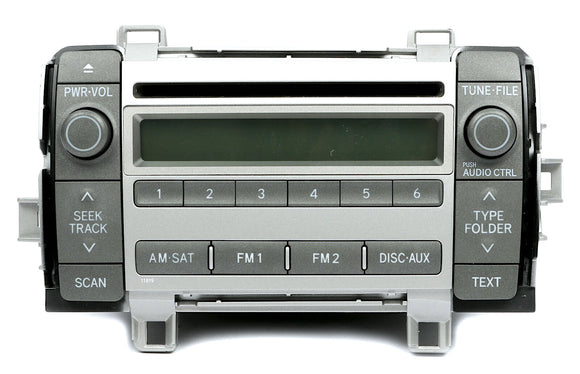 Radio mp3 Single Disc CD Player for 2009-2010 Toyota Matrix AM FM 86120-02710 Face 11819