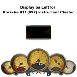 (LEFT) Odometer LCD Display for Porsche 911 (997), Boxster 987, Cayman 987 Instrument Cluster