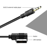 AUDI MMI 3.5mm AUX MP3 Interface Adapter Audio Cable for A4 / A6L / A8 / Q5 / Q7