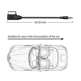 AUDI MMI 3.5mm AUX MP3 Interface Adapter Audio Cable for A4 / A6L / A8 / Q5 / Q7