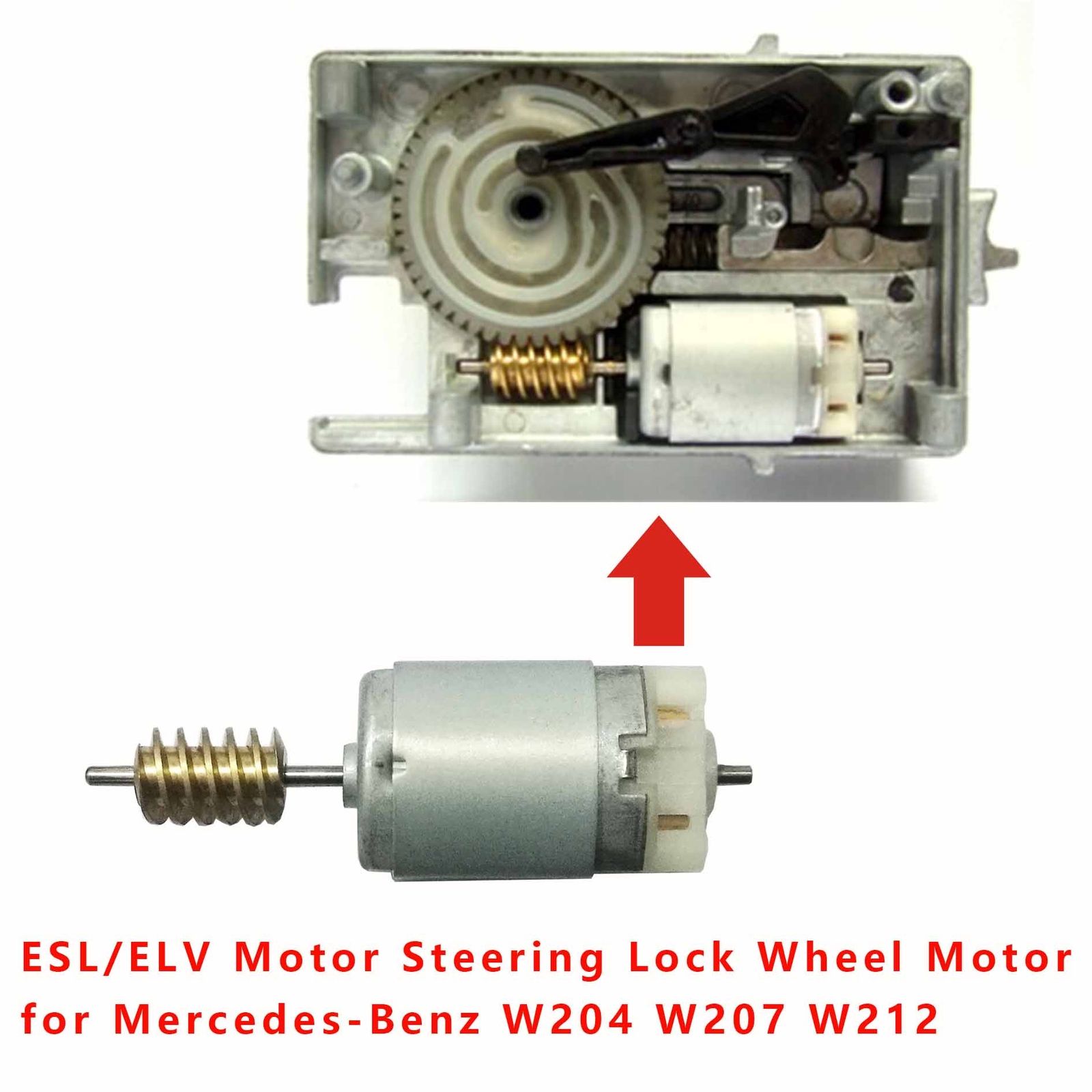 Motor Lock, Metal ESl ELV Motor Steering Lock Wheel Motor Replacement Car  Steering Lock Wheel Motor Fit for W204 W207 W212 Chassis Models