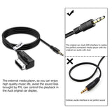 AUDI MMI 3.5mm AUX MP3 Interface Adapter Audio Cable for A4 / A6L / A8 / Q5 / Q7