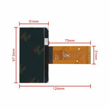 LCD Odometer Display for Mercedes Vito Viano W639 Instrument Cluster