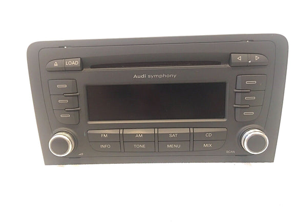 Audi A3 8P Symphony CD Radio Head Unit MP3 8P0 035 195 N 8P0035195N