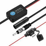 FM & AM Radio Signal Antenna Aerial Signal Amp Amplifier Booster for Car Tuck Motorcycle Auto Stereo