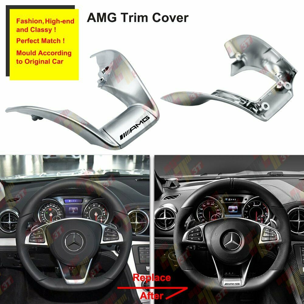 AMG Steering Wheel Cover Trims for Mercedes Benz C E Class W205