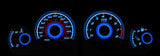 Blue Glow Gauge Face Overlay for 2000-2005 Dodge Neon / Plymouth Neon w Tach
