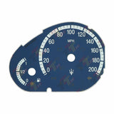Blue Gauge Faces for 2003-2012 Maserati Quattroporte M139 Instrument Cluster