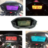 Universal LCD Digital Backlight Motorcycle Odometer Speedometer Tachometer Gauge