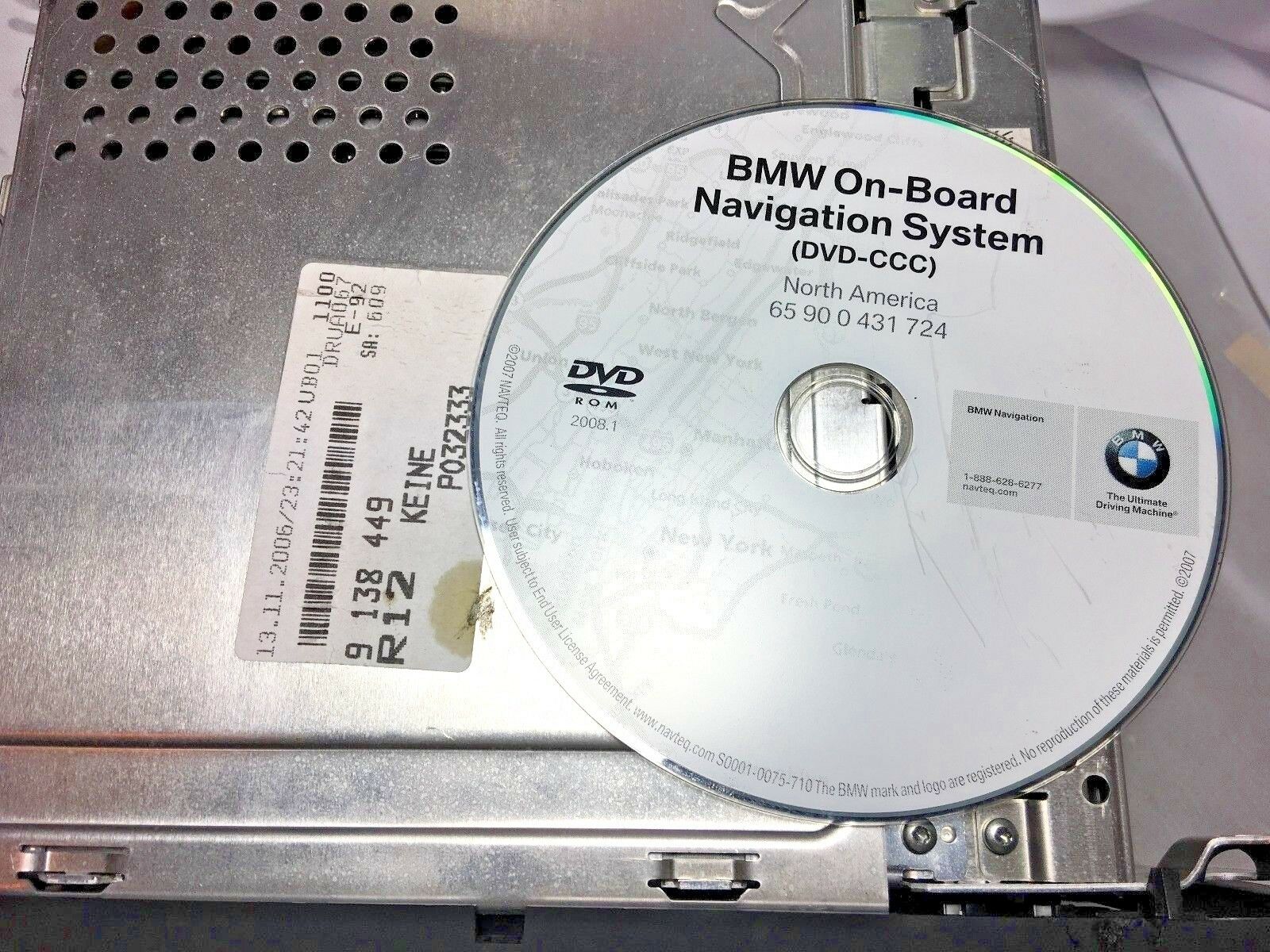 BMW CCC NAVIGATION PROFESSIONAL DVD for 2006 2007 2008 E90 E92 E93 658 ...