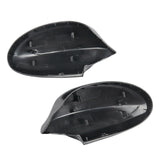 Pair Carbon Fiber Side Mirror Cover Cap for 05-08 BMW E90 E91 328i 335i Pre-LCI