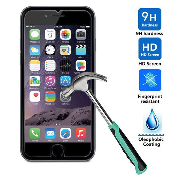 New Premium Screen Protector Tempered Glass Protective Film For iPhone 5 6 6S 7 8 Plus