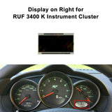 (RIGHT) Temp Clock LCD Display for Porsche 911 (997), Cayman (987), Boxster (987) Instrument