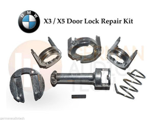 DOOR LOCK REPAIR KIT for 2003 - 2010 BMW X3 (E83) L/R DRIVER CYLINDER + BARREL 2.5 3.0
