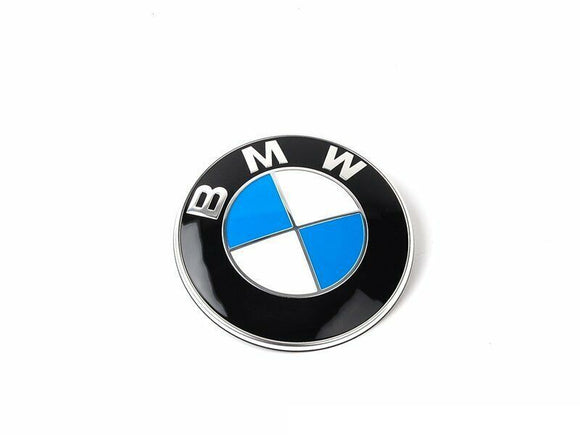 Genuine BMW 74mm Roundel for Rear Hatch Trunk Lid Deck Emblem
