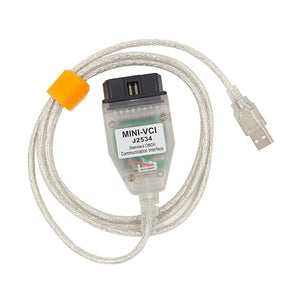 Mini-VCI OBD2 Diagnostic J2534 Cable Firmware 1.4.1 for Toyota Lexus Scion TIS Techstream Software (Newest Version)