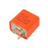 2-Pin 12V Electronic LED Flasher Relay Fix Turn Signal Bulbs Hyper Flash Issue