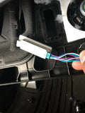 Illuminated LED AC/Radio no cupholder Y-adapter splitter For BMW F30 M3 M4 LCI