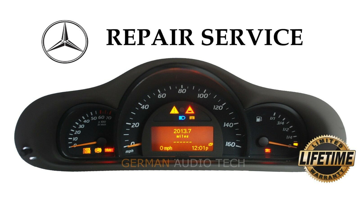 LCD Display Repair Service for MercedesBenz W203 Kompressor C200 C230