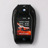 Black Modified Smart Remote Entrance Key LCD Screen for Original Car with Engine Start Button