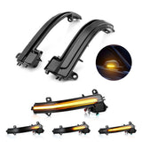Dynamic Smoked Turn Signal LED Side Mirror Light For BMW 3 Series F30 F35 F80
