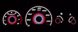 Type-R Gauge Face Overlay JDM for Honda Accord V6 1998 1999 2000 2001 2002 Red Glow