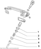 DOOR LOCK CYLINDER + BARREL REPAIR KIT for VOLKSWAGEN VW PASSAT B5 L/R SKODA LUPO