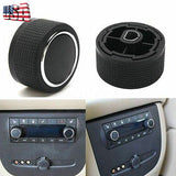 (2) Rear Control Knobs Audio Radio Escalade Enclave Tahoe Chevrolet GMC Pair Set