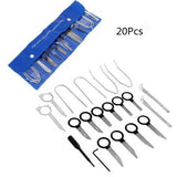 20pcs Car Stereo Radio Dash Removal Tool Key Kit Set For Mercedes BMW VW Audi Volvo Ford