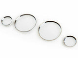 Gauge Rings Set for BMW E30 3-Series Instrument Speedometer Cluster (Silver or Chrome)