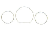 Chrome Gauge Rings for Mercedes Benz W208 W210 CLK E-Class Instrument Cluster