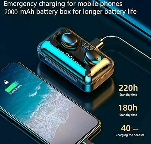 Bluetooth Earbuds for iPhone Samsung Android Wireless Earphone IPX7 WaterProof