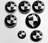 Roundel Decal Overlays Set for BMW Badge Wheel Trunk Logo