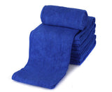 3x Blue Microfiber Absorbent Towel Car Washing Cleaning Cloth