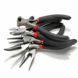 5pc Quality Pliers Set Kit 6" Jewelers Electrical Electronics Jewelry Making Beading Craft