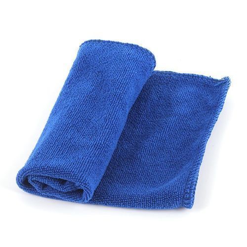 3x Blue Microfiber Absorbent Towel Car Washing Cleaning Cloth – German  Audio Tech