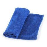 3x Blue Microfiber Absorbent Towel Car Washing Cleaning Cloth