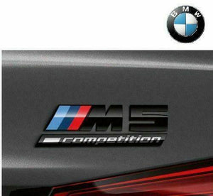 Genuine BMW M5 Competition Package Gloss Black Rear Trunk Decal Badge 51148078714