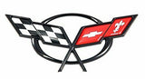 Hood Trunk Cross Flags Decal Emblem Badge for Corvette C5 Z06 1997-2004