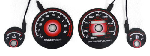 Type-R Style Gauge Face Overlay 1994-2001 Acura Integra GSR GS-R JDM R ...