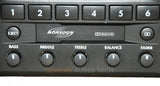 5x BUTTONS KNOBS for VOLKSWAGEN VW JETTA PASSAT GTi MONSOON RADIO CD PLAYER 2001-2005